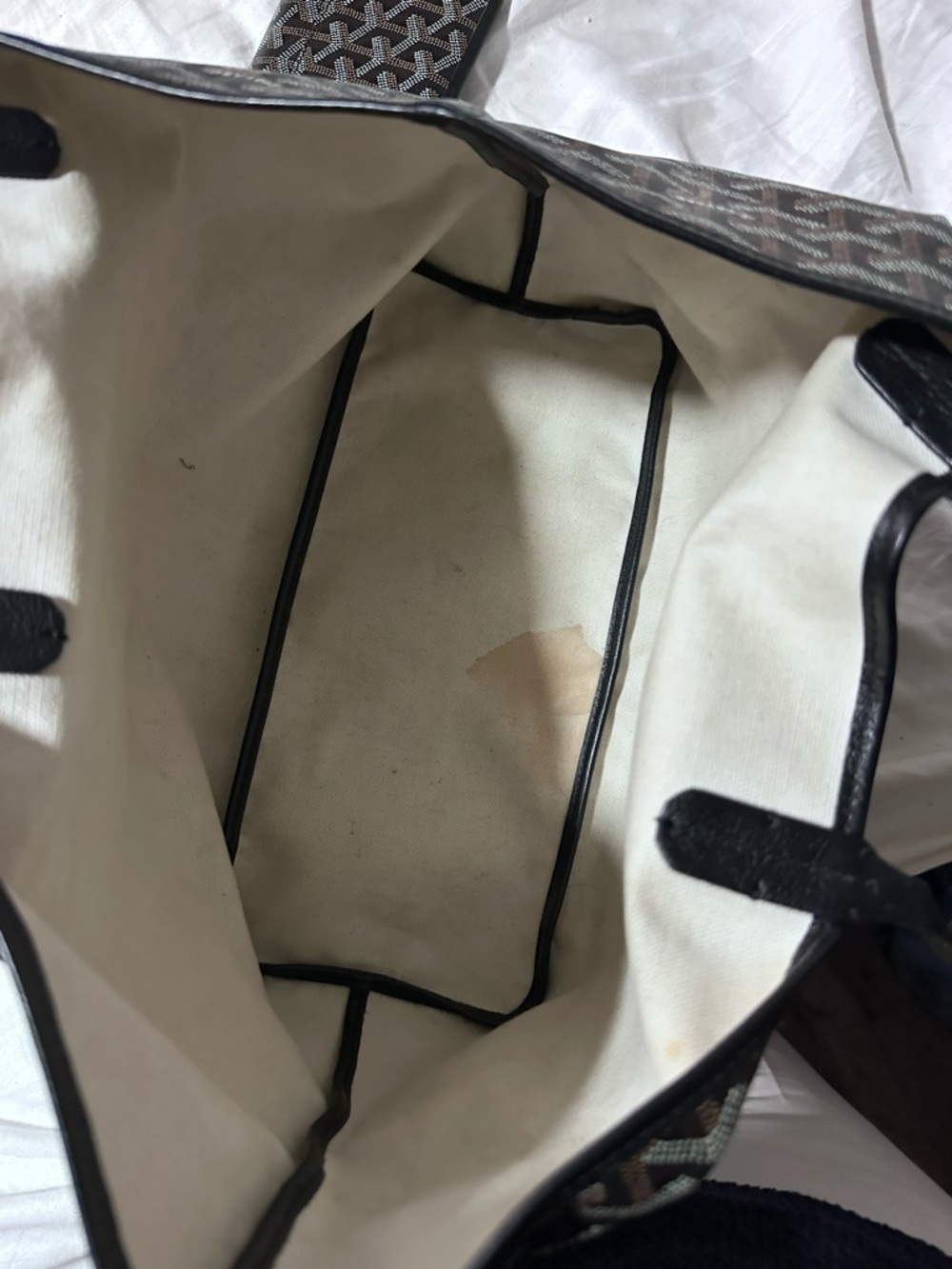 Goyard St Louis MM Coated Leather Tote - Picture 6 of 7